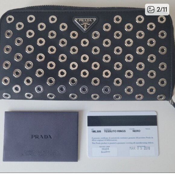 PRADA Zip Daino Wallet - Picture 2 of 11